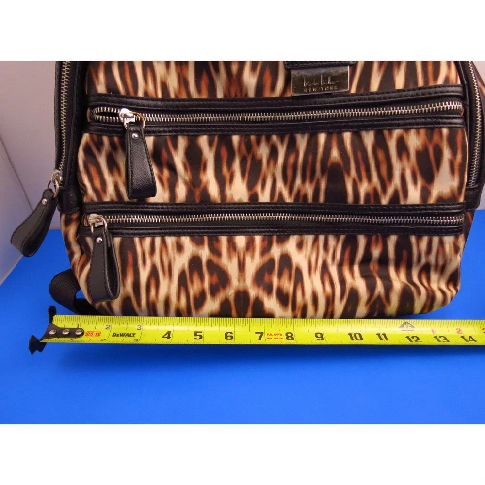 Nicole Miller Leopard Print Backpack 12
